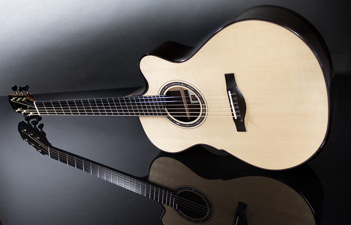custom acoustic guitar luthier built